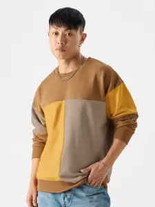 The Souled Store Colourblocked Long Sleeves Sweatshirt