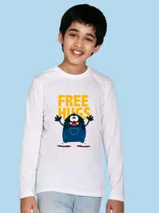 NUSYL Boys Typography Printed Cotton T-shirt