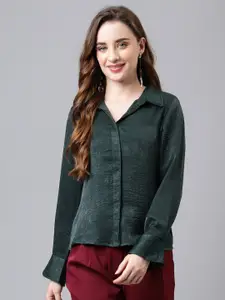 Latin Quarters Spread Collar Casual Shirt