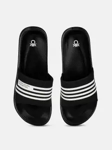 United Colors of Benetton Men Printed Sliders