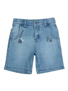 Palm Tree Boys Mid-Rise Denim Shorts