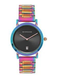 GIORDANO Women Printed Dial & Straps Analogue Watch GZ-60018-11