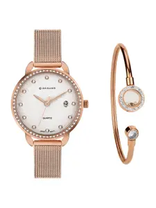 GIORDANO Women Embellished Dial Analogue Watch R4002-33