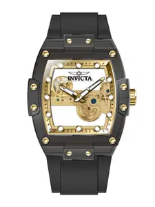 Invicta Men Embellished Dial & Textured Straps Reset Time Analogue Watch 44362