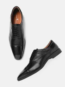 Louis Philippe Men Square-Toe Formal Leather Oxfords