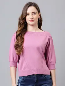 Latin Quarters Cotton Boat Neck Pullover