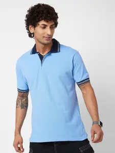 VASTRADO Polo Collar Cotton T-shirt