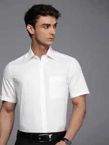 Louis Philippe Pure Cotton Classic Floral Opaque Printed Formal Shirt