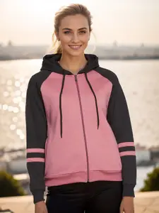 RARE Colourblocked Front-Open Sweatshirt