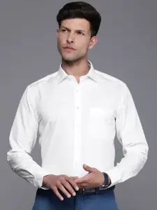Louis Philippe Men Slim Fit Pure Cotton Formal Shirt