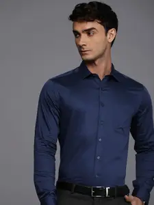 Louis Philippe Slim Fit Solid Formal Shirt
