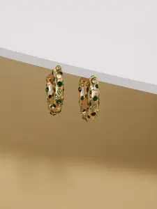 Zaveri Pearls Gold-Plated Studs Earrings