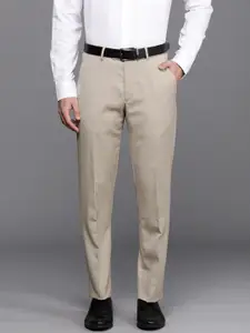 Louis Philippe Men Mid-Rise Slim Fit Formal Trousers