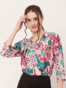 Moomaya Floral Printed Casual Shirt