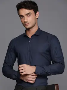 Louis Philippe Ath.Work Super Slim Fit Opaque Semiformal Shirt