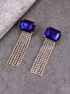 Sukkhi Gold Plated Geometric Drop Earrings
