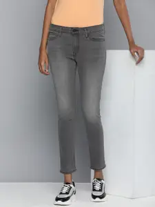 Levis Women 711 Skinny Fit Heavy Fade Stretchable Mid-Rise Jeans