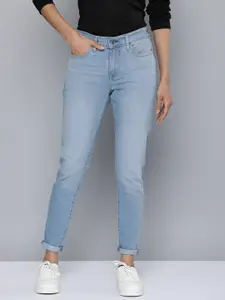 Levis Women Mid-Rise 710 Super Skinny Fit Light Fade Stretchable Jeans
