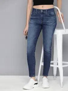 Levis Women 710 Super Skinny Fit Heavy Fade Stretchable Jeans