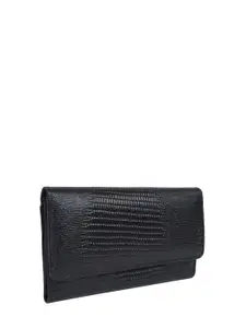 CIMONI Abstract Textured Leather Envelope