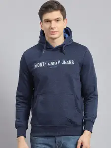 Monte Carlo Typography Printed Hooded Cotton Puloover
