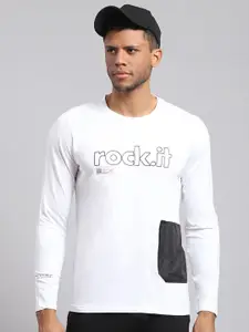 rock.it Brand Logo Printed Long Sleeves Regular Fit T-shirt