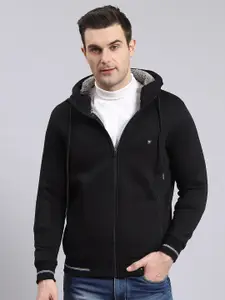 Monte Carlo Hooded Cotton Front-Open Sweatshirt