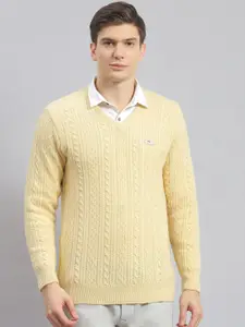 Monte Carlo V-Neck Woollen Pullover Sweater