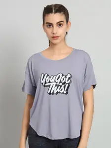 MKH Typography Printed Relaxed Fit Dri-Fit T-shirt