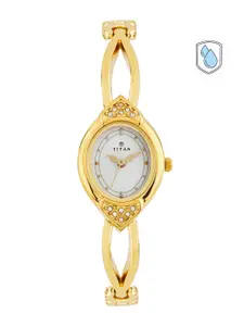 Titan Women White Dial Watch NE2468YM04