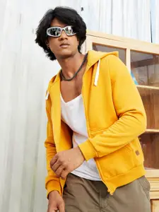 Campus Sutra Hooded Cotton Sweatshirt