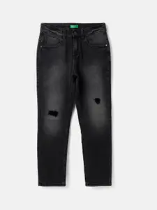 United Colors of Benetton Boys Ripped Straight Fit Jeans