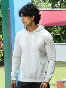 Campus Sutra Hooded Cotton Sweatshirt