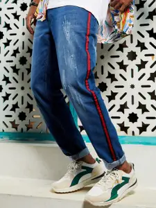 Campus Sutra Men Smart Slim Fit Low Distress Stretchable Jeans