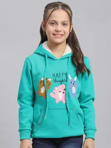 Monte Carlo Girls Embroidered Hooded Pullover Sweatshirt