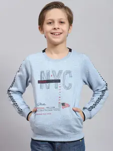 Monte Carlo Boys Typography Printed Sweatshirt
