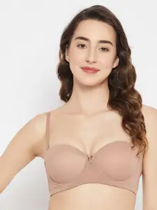 Clovia Lightly Padded Underwired Full Coverage All Day Comfort Seamless T-shirt Bra