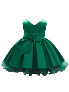 StyleCast Green & sacramento state green Fit & Flare Midi Dress