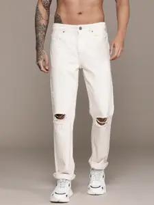 The Roadster Lifestyle Co. Men Relaxed Fit Ripped Jeans