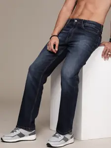 The Roadster Life Co. Men Light Fade Stretchable Mid-Rise Jeans