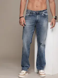 The Roadster Life Co. Men Heavy Fade Stretchable Mid-Rise Jeans