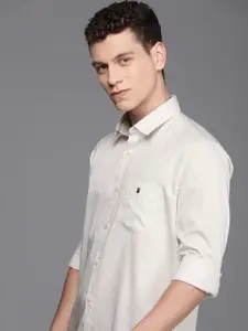 Louis Philippe Sport Pure Cotton Slim Fit Printed Casual Shirt