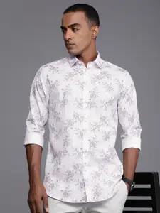 Louis Philippe Sport Slim Fit Floral Printed Pure Cotton Casual Shirt