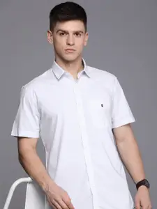 Louis Philippe Sport Pure Cotton Slim Fit Ethnic Motifs Printed Casual Shirt