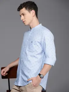 Louis Philippe Sport Slim Fit Floral Opaque Printed Casual Shirt