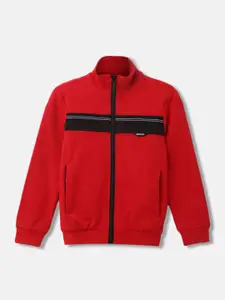 Antony Morato Boys Striped Zip Detail Stand Collar Bomber Jacket