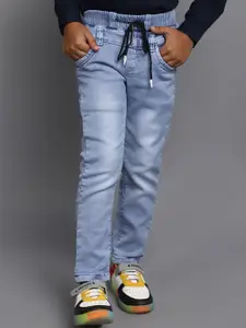 V-Mart Boys Regular Fit Mid-Rise Heavy Fade Cotton Jeans