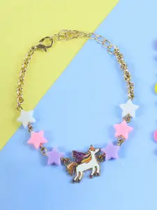Asthetika Kids Girls Unicorn Link Bracelet