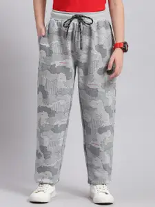Monte Carlo Boys Camouflage Printed Mid-Rise Track Pants