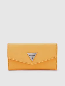 GUESS Women Abstract Textured Three Fold Wallet
